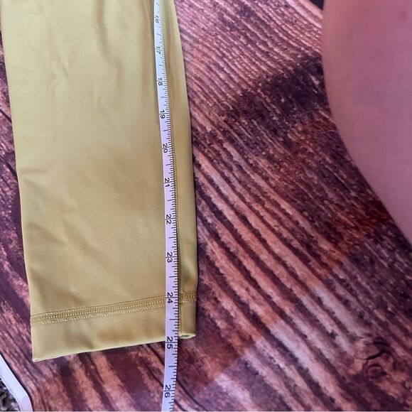 Women’s Crz Yoga Green/Yellow Leggjng Size S - Picture 4 of 7